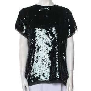 Proenza Schouler silk sequin top